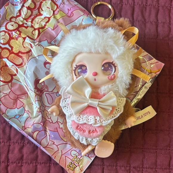 Muse Plush Keychain with Pink and Brown Accents! Come with box! - Picture 2 of 5